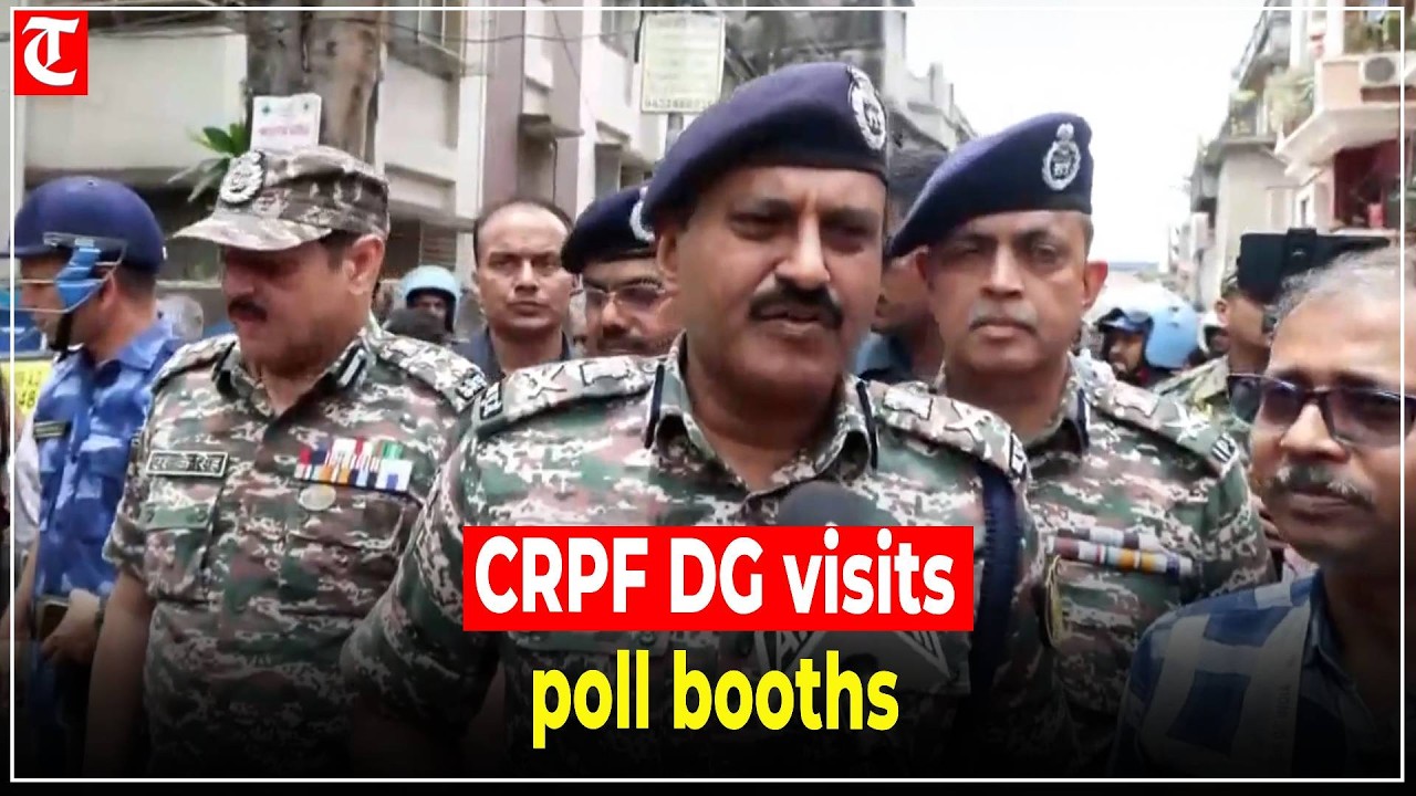Tight Security Check in Kolkata | CRPF DG Visits Bhabanipur Polling Station