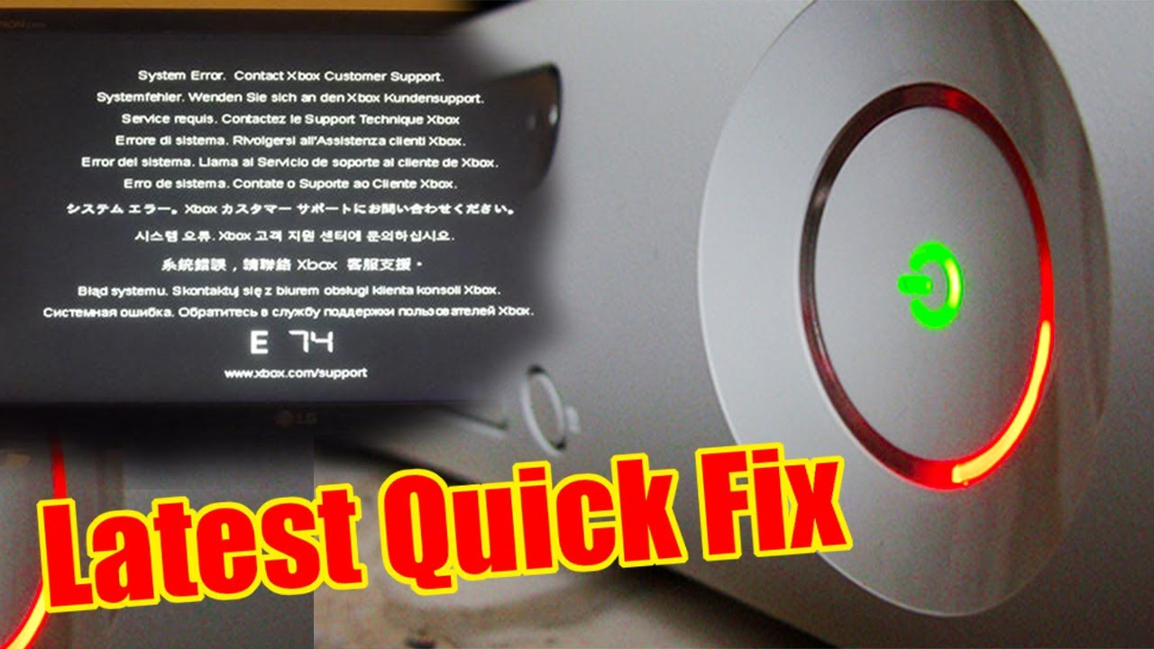 Best Xbox 360 quick fix || Red Ring of Death E74 error