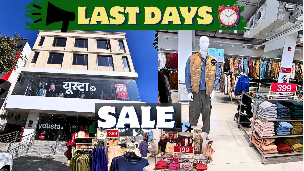 Yousta Men’s Sale Last Days 😱 | Heavy Discount | Final Chance Deals 🔥 Budget Shopping