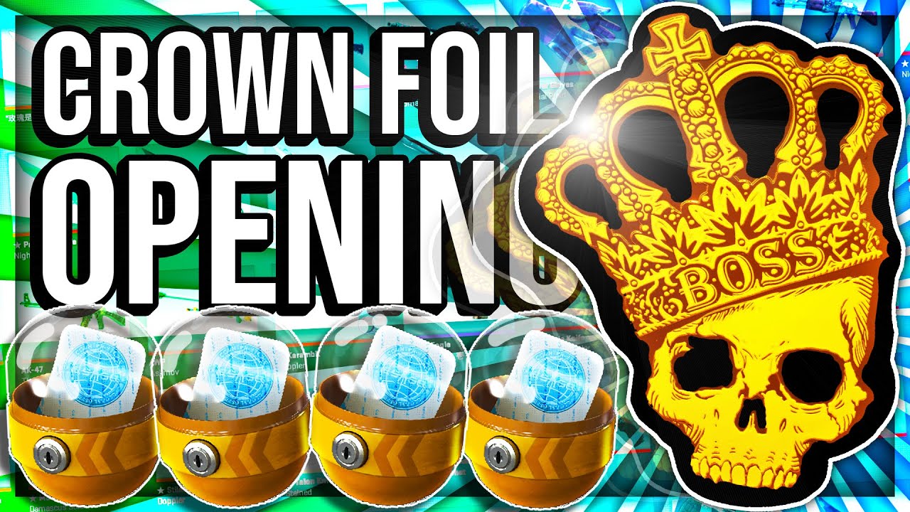 CROWN FOIL STICKER CAPSULE UNBOXING