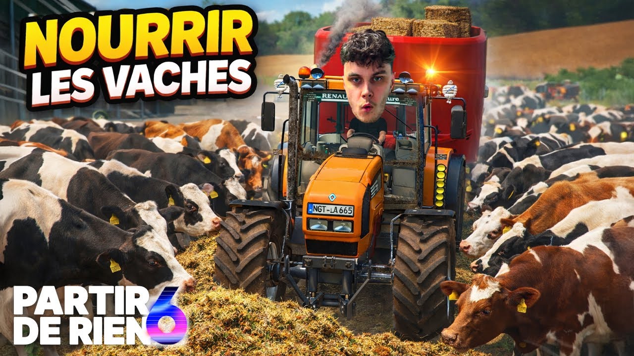 Les 100 vaches sont arrivées ! | Partir De Rien Saison 6 #14 | Farming Simulator 25