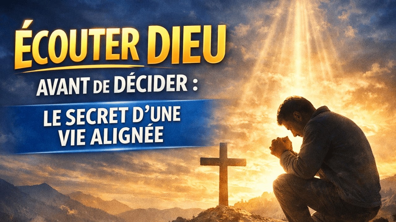 ÉCOUTER DIEU AVANT DE DÉCIDER : LE SECRET D’UNE VIE ALIGNÉE