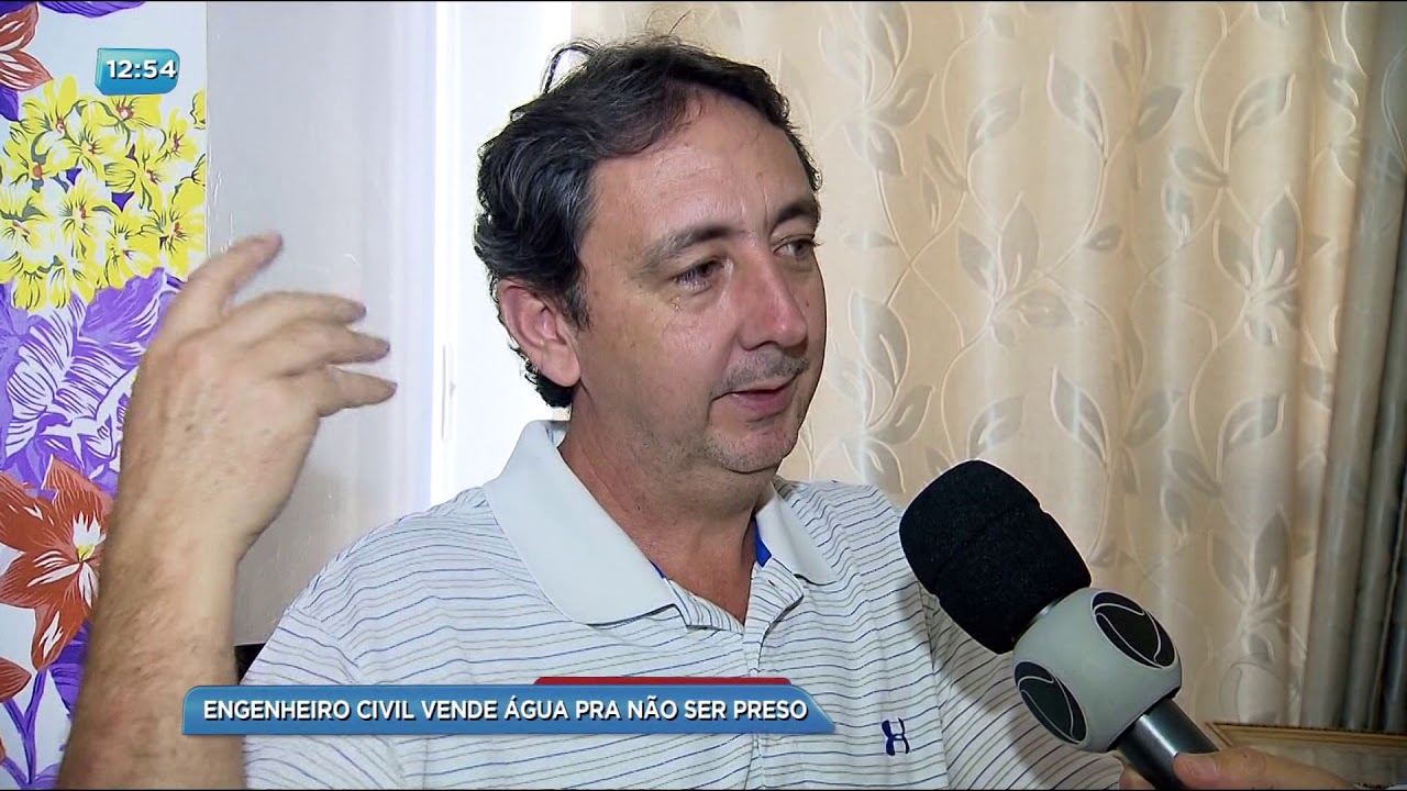 BG - Engenheiro civil vende água pra não ser preso - 29-01-2018