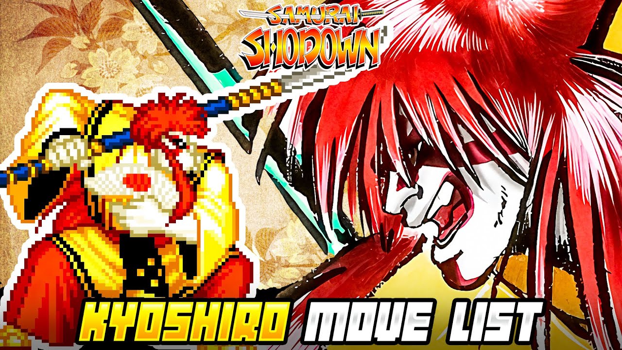 KYOSHIRO MOVE LIST - Samurai Shodown 1 (SAMSHO) (1993)