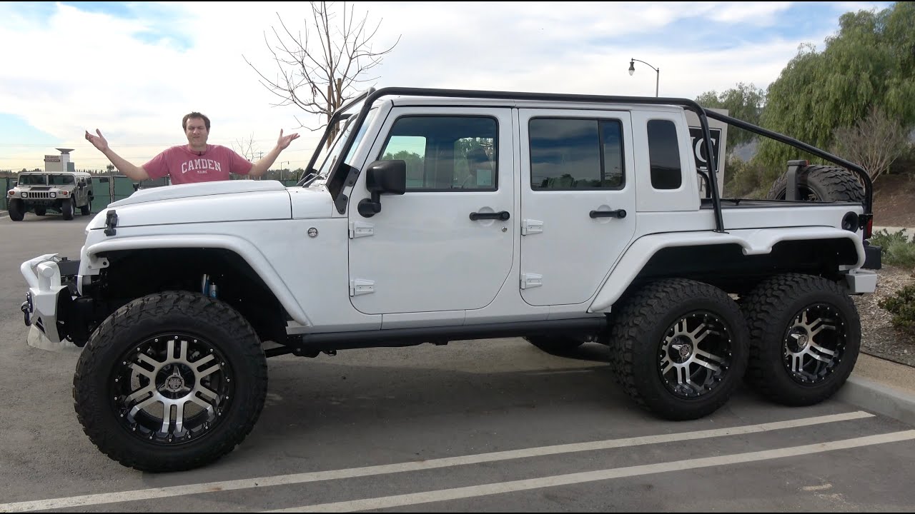 This 6-Wheeled Jeep Wrangler Is the Craziest Jeep Ever