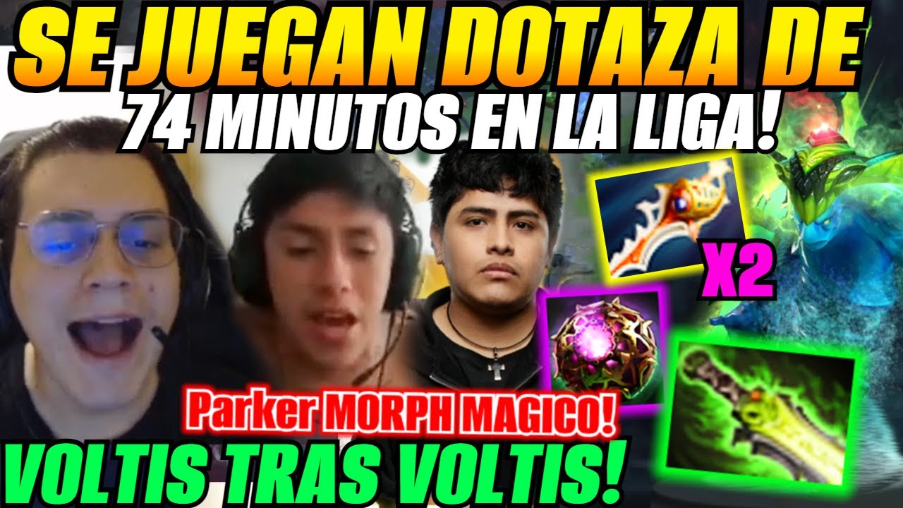 😲PARTIDAZA de 74 Minutos en la LIGA DOTERA!😲MATTHEW, PARKER Y DARKMAGO! Voltis Tras Voltis!