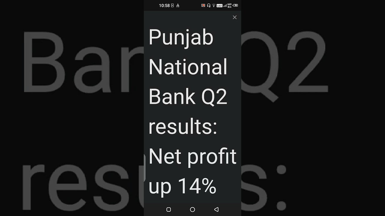 Panjab National Bank PNB Q2 FY 25 26 results