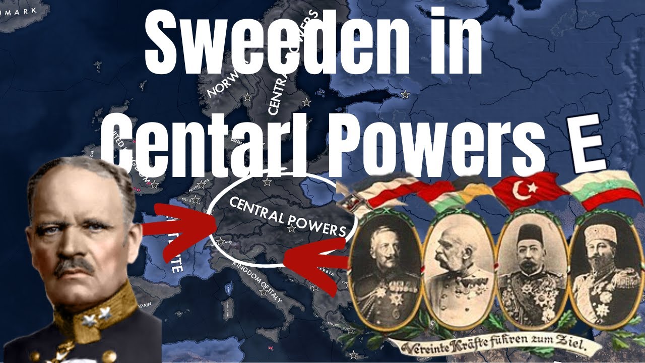 Hoi4 Sweden joins Central Powers in WW1 Timelapse 1910 - 1922