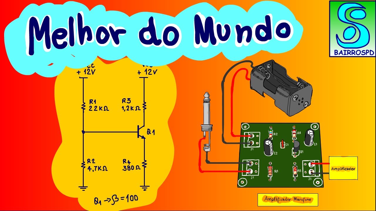 A MELHOR FORMA DE POLARIZAR UM TRANSISTOR: Divisor de tensão na base (Análise)