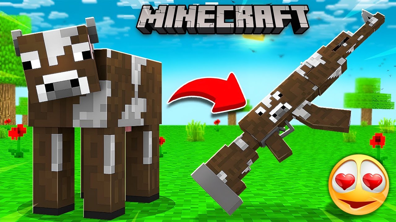 Minecraft, But You Can Convert Mobs to Weapons || Minecraft Mods || Minecraft gameplay