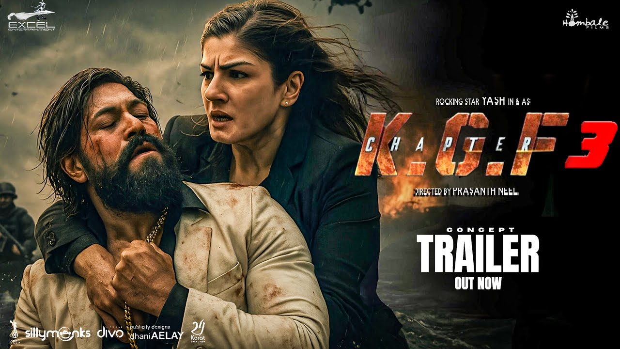 KGF Chapter 3 : Concept Trailer | Rocking Star Yash | Raveena T | NTR | Sanjay D | Prashanth Neel