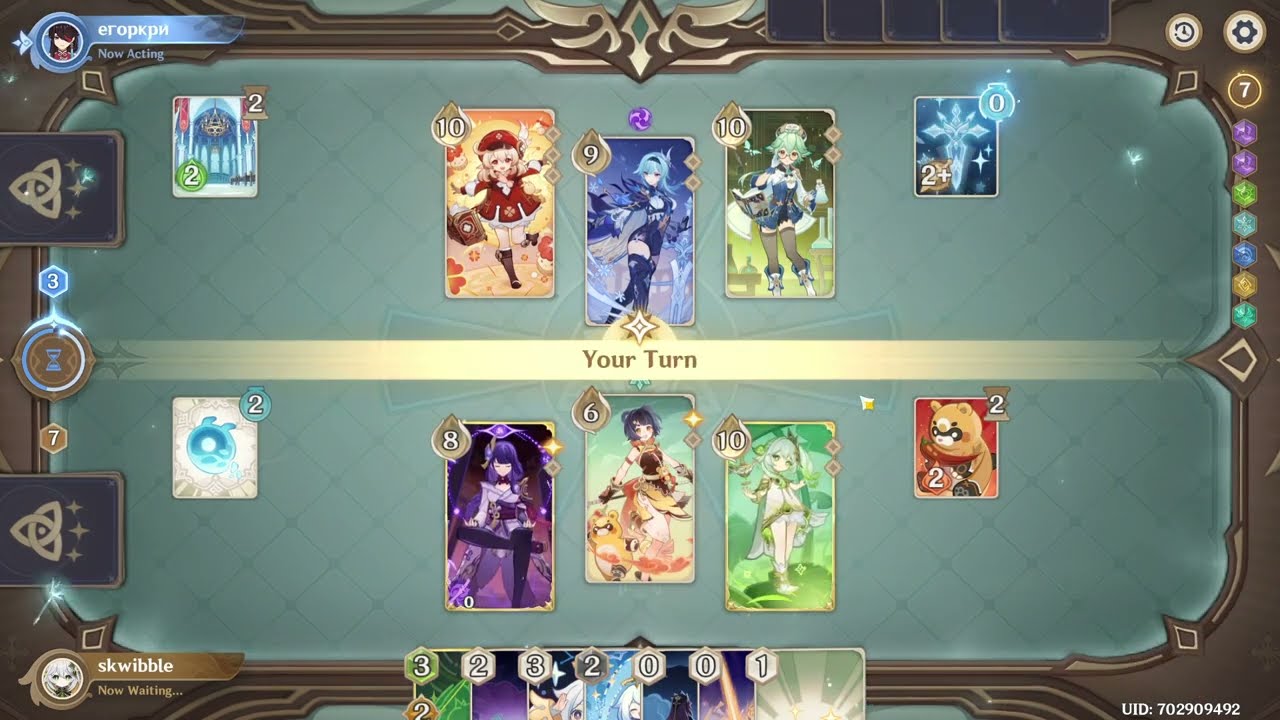 Rainbow Nahida Deck - Introduction and Match 1 - Genius Invokation