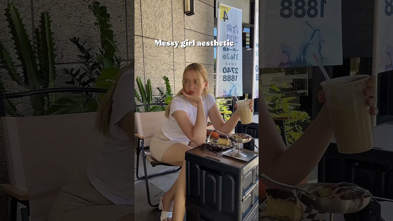 Messy girl aesthetic #aesthetic #fyp #shorts