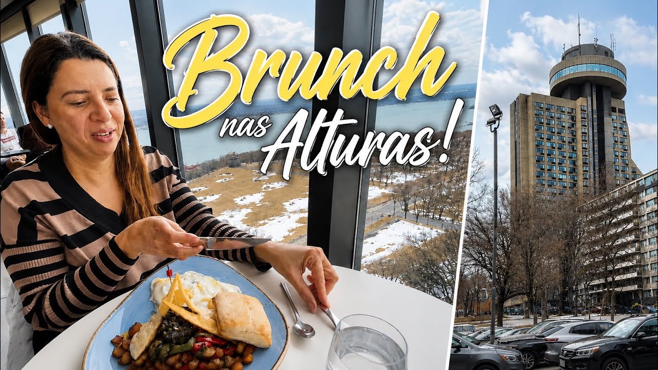 Estivemos no Restaurante Giratório Quebec - LE CIEL