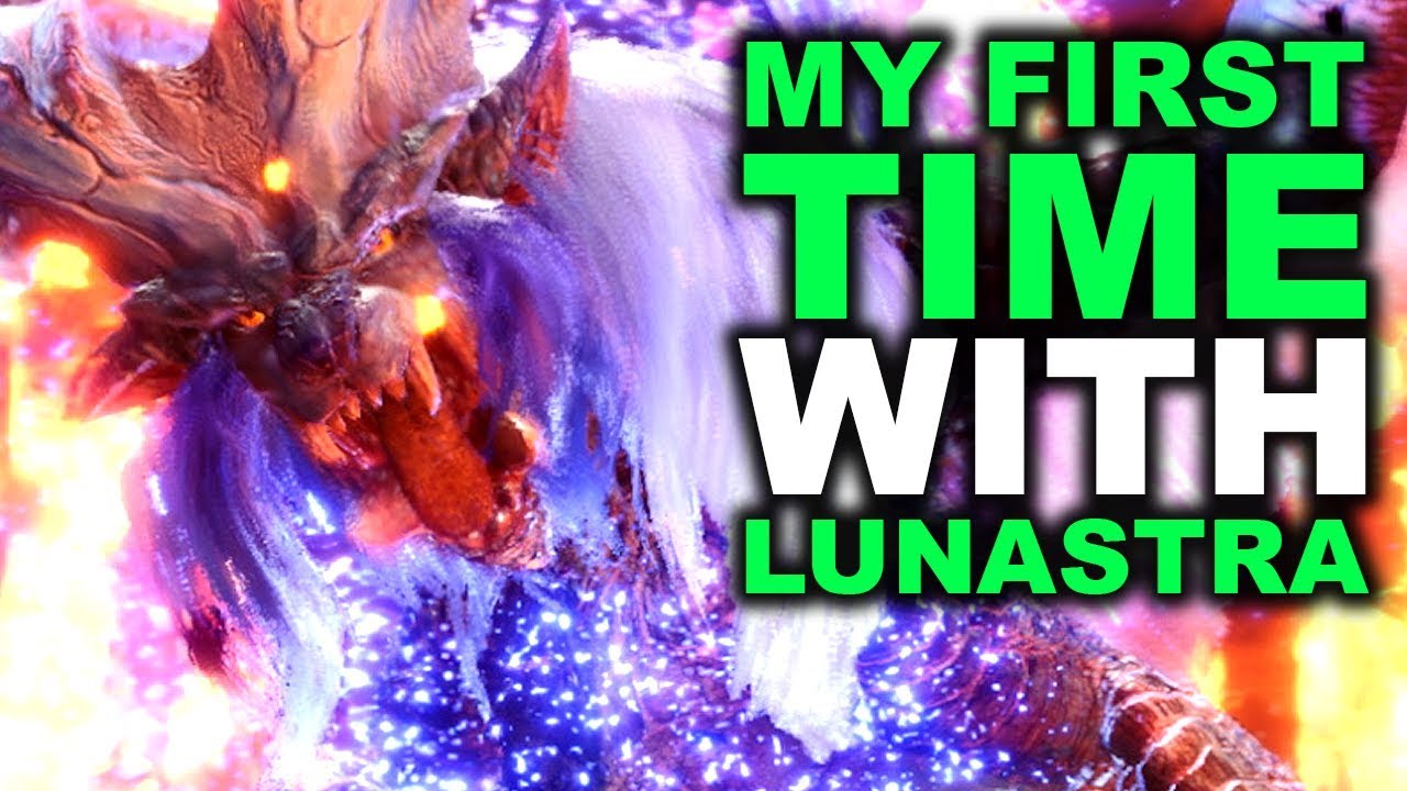 MY FIRST LUNASTRA HUNT - Monster Hunter World - Facebuster...