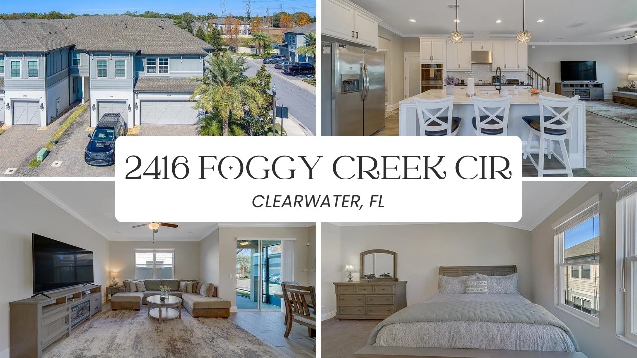 🏡 Clearwater FL Townhome Tour | End Unit in Gated Community Near Clearwater Beach