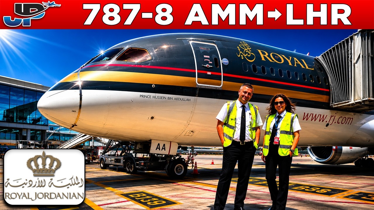 Royal Jordanian Boeing 787-8 Cockpit Amman🇯🇴 to London Heathrow🇬🇧
