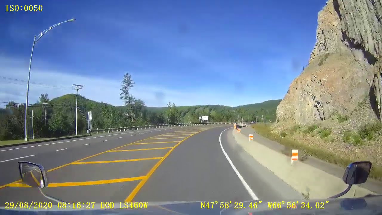 Quebec Route 132wb - Matapédia to Routhierville (KM 1480)