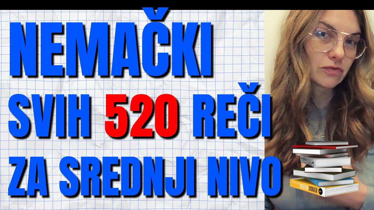 NEMAČKI SVIH 500 NAJVAŽNIJIH REČI ZA SREDNJI NIVO -TEST