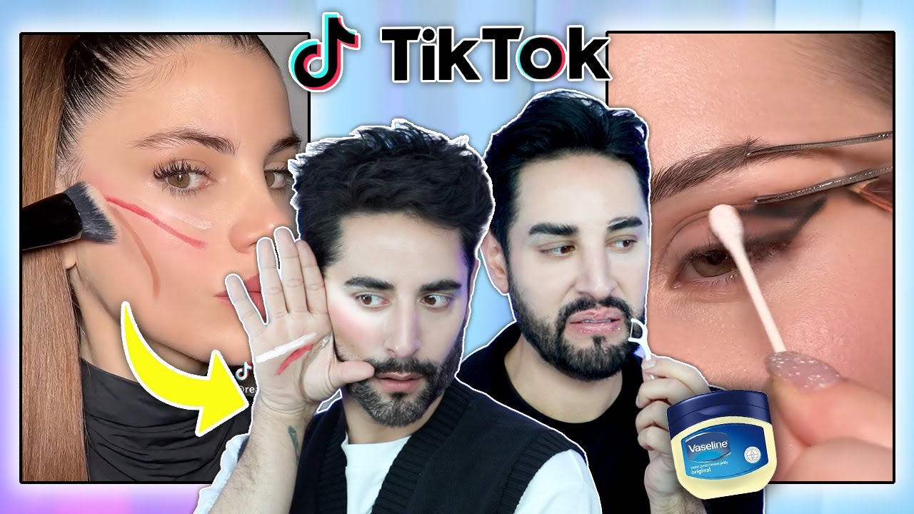 DEBUNKING Strange VIRAL TikTok Beauty Hacks 💜🖤 The Welsh Twins