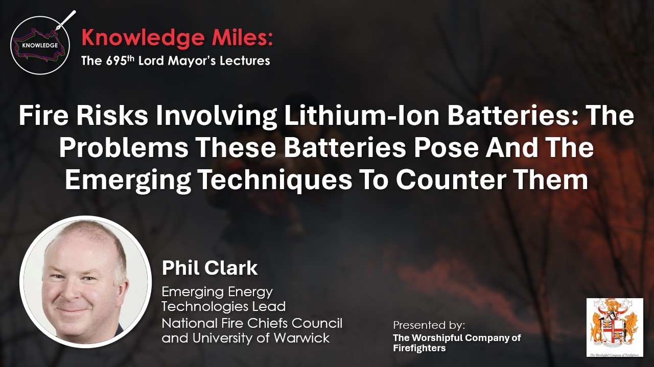 Fire Risks Involving Lithium-Ion Batteries