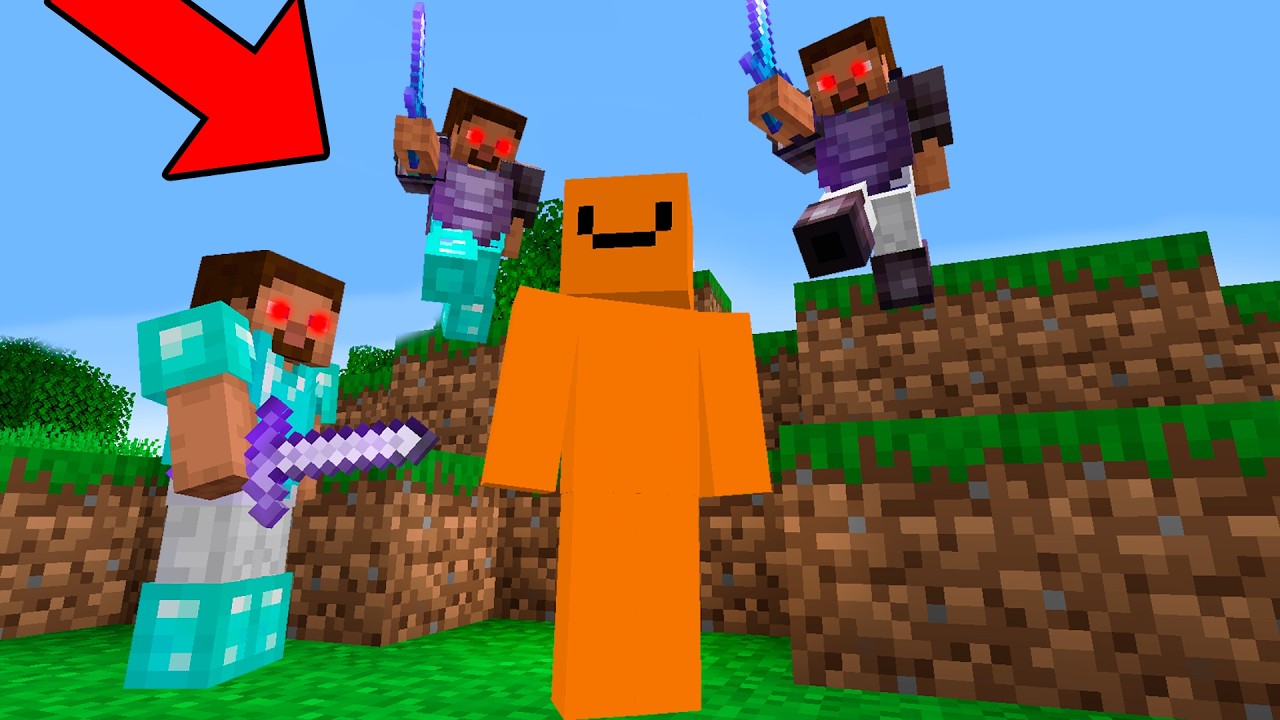 CAÇADORES vs SPEEDRUNNER no Minecraft!!