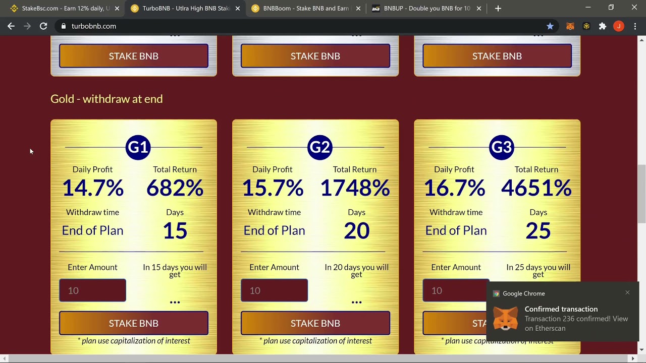BSC DaPPs | Daily Update Video | StakeBSC payout