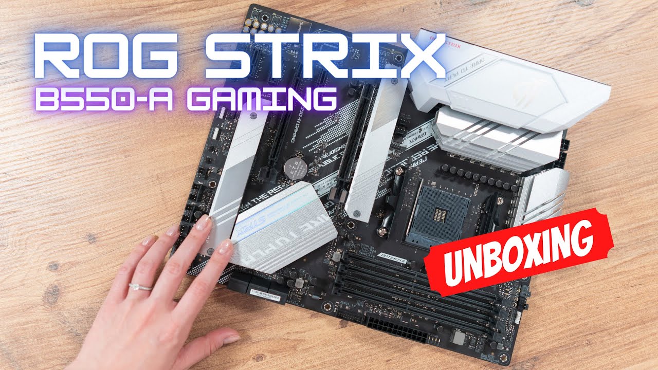 Asus ROG STRIX B550-A GAMING | Unboxing & Close-Up Shots