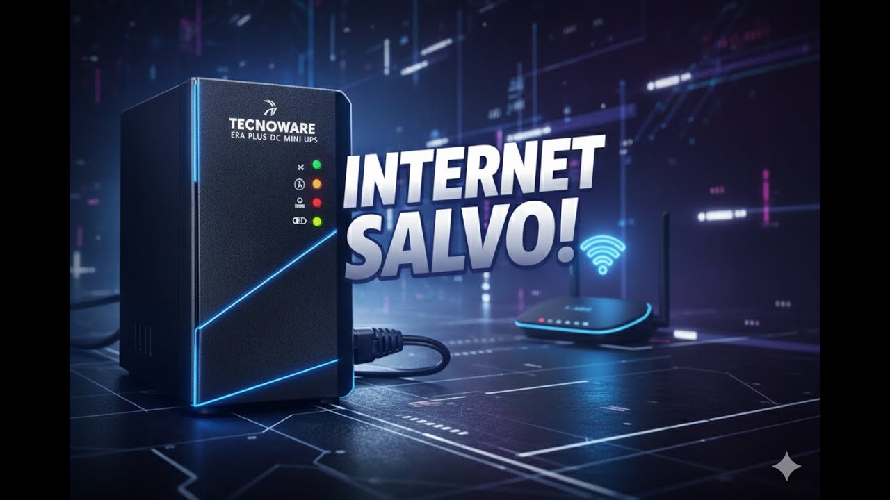 Questo Mini UPS può salvarti Internet! | Recensione Tecnoware ERA PLUS DC