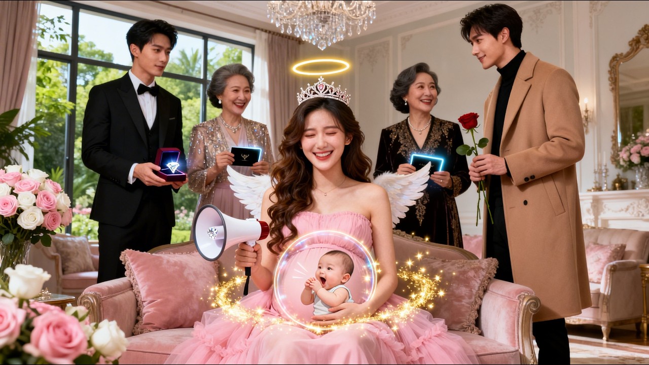 bebê no ventre vê o futuro! Ela é a verdadeira herdeira e toda a família é rica escondida#260203mmB2