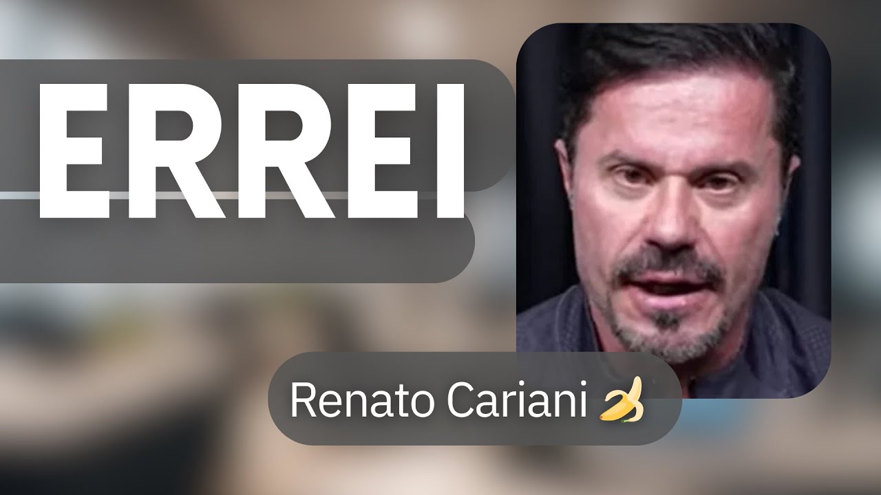 COMETI UM ERRO, OQUE FAZER? (por Renato Cariani, Ninja, Padre Márlon e Inteligência Ltda)