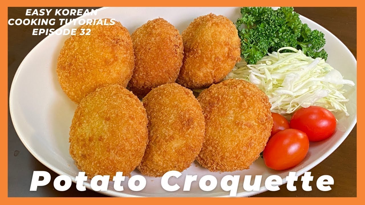 How to Make Crispy Potato Croquettes | Easy Potato Croquettes Recipe! (감자고로케)