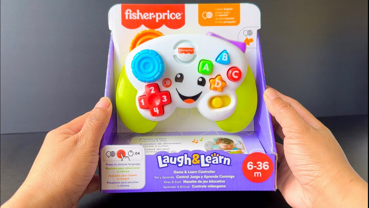Unboxing Fisher Price Laugh & Learn Game Controller