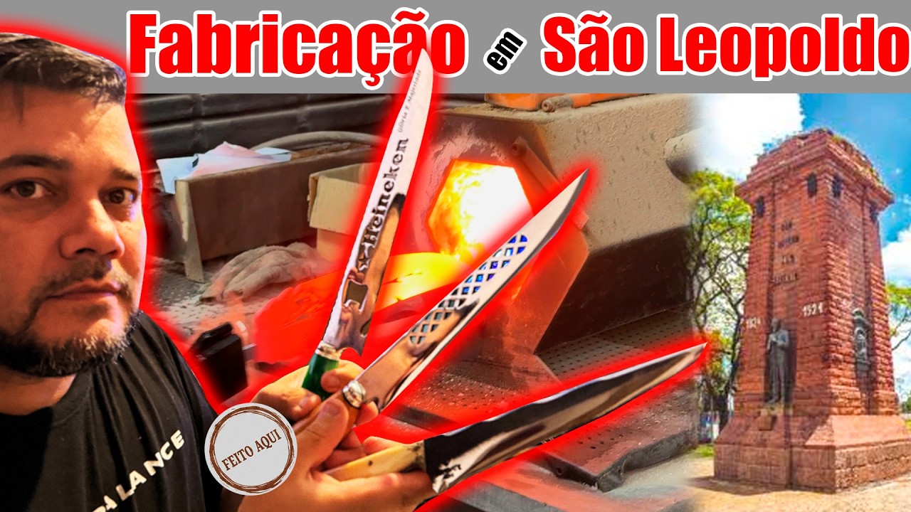 🔪 A Arte da Cutelaria em São Leopoldo: Do Aço ao Fio Perfeito! Como e feita uma faca?