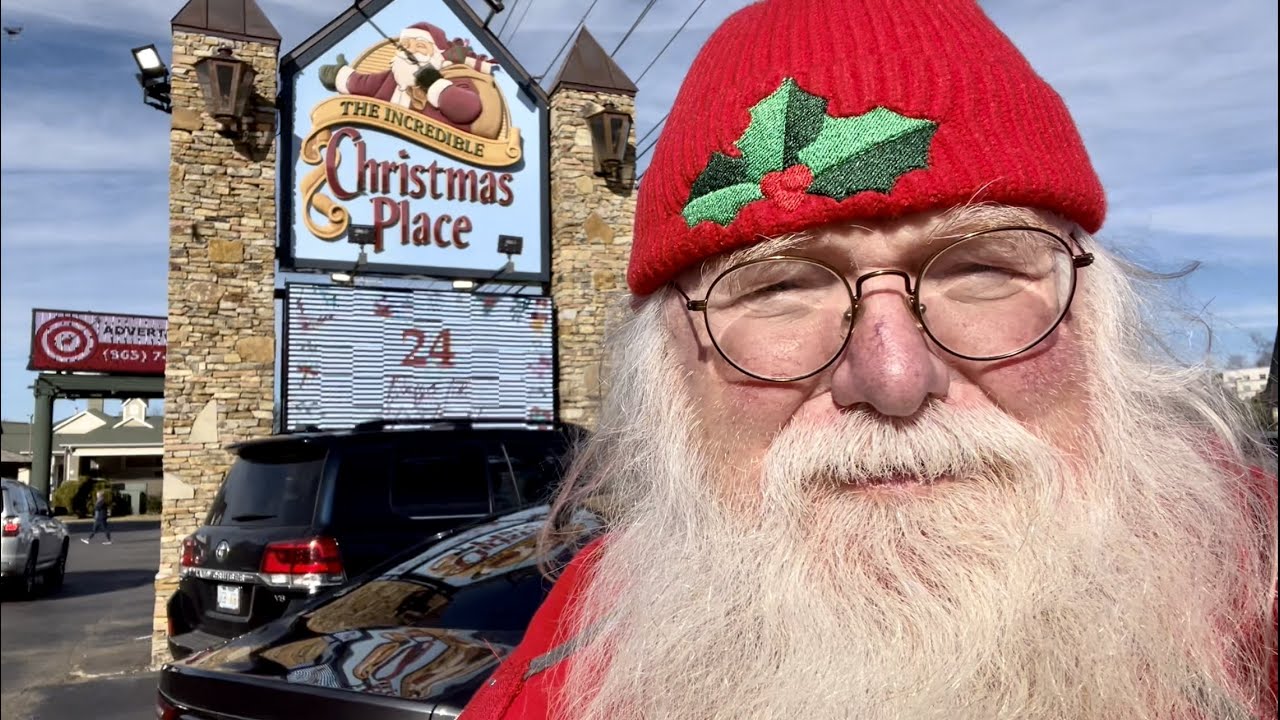 Santa takes The Incredible Christmas Place Tour
