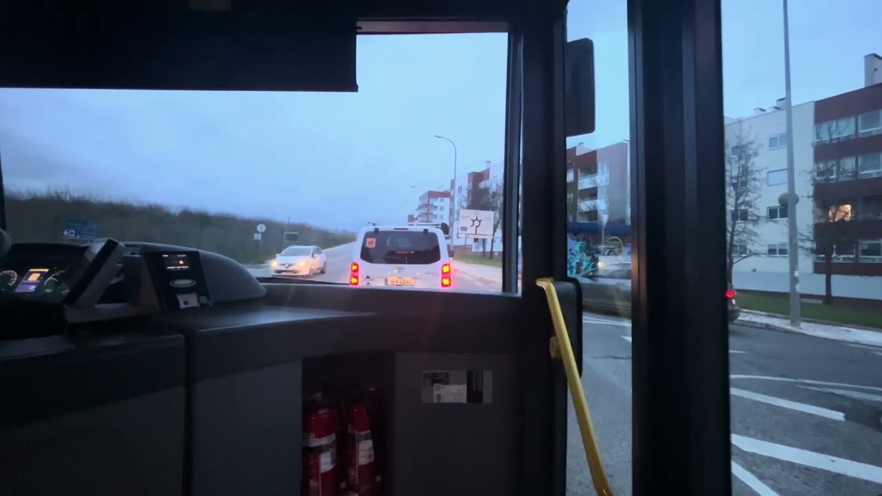 Lisbon, bus 1608 ride from Bairro da Mina to Outeiro de Polima (Cascais)