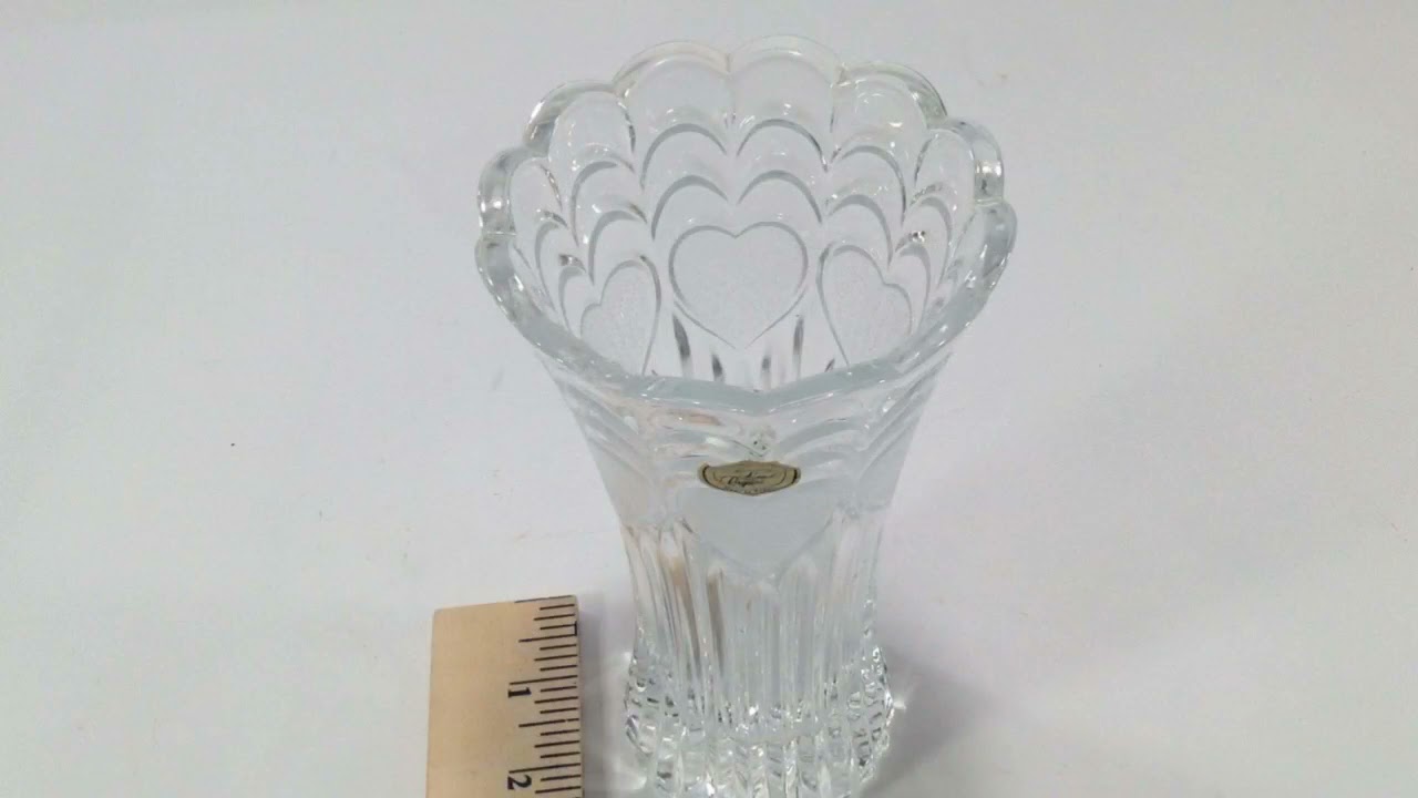 Genuine Lead Crystal Glass Vase Made in France