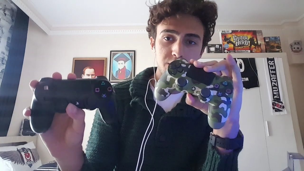 Dualshock 4 V2 kutu açılımı/ DS4 V1 VS V2 / (Yeşil Kamuflaj Versiyonu)