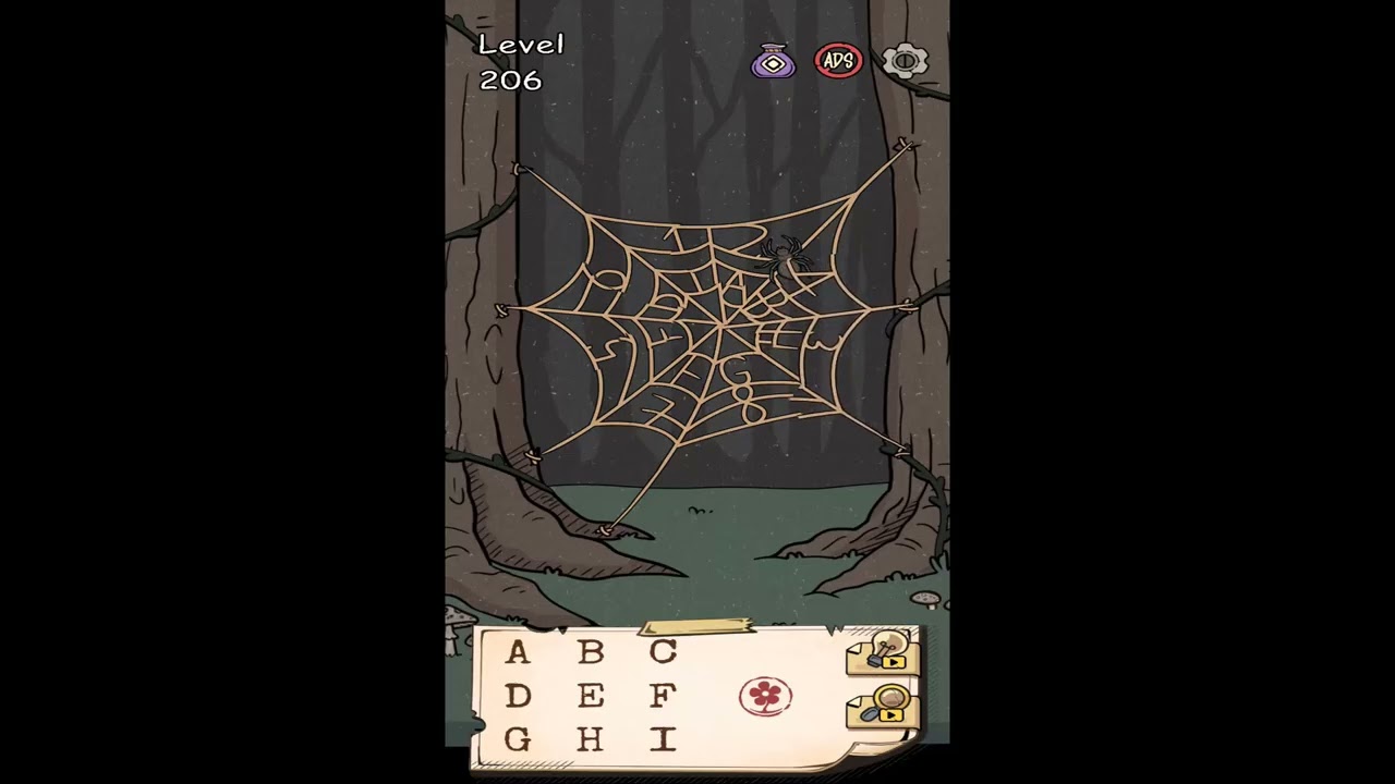 Flower Forest Word Puzzle Level 206