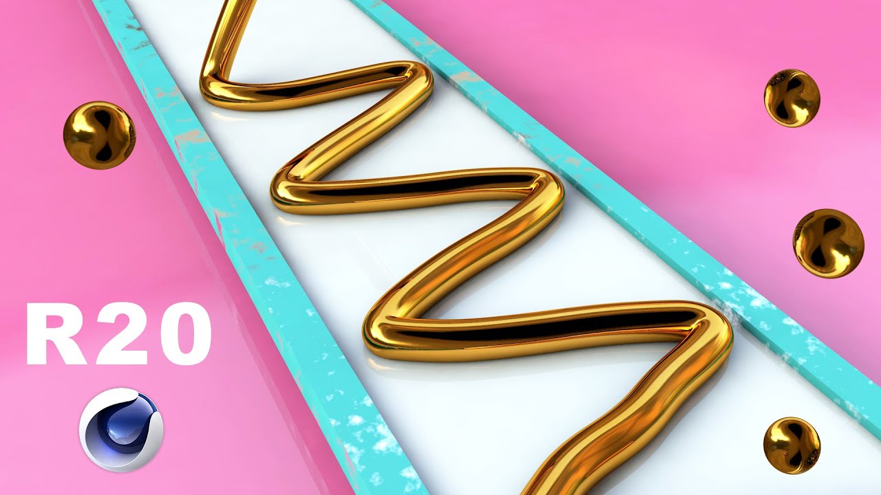 Cinema 4D Tutorial - Smooth Spline Animation ( No Plugin )