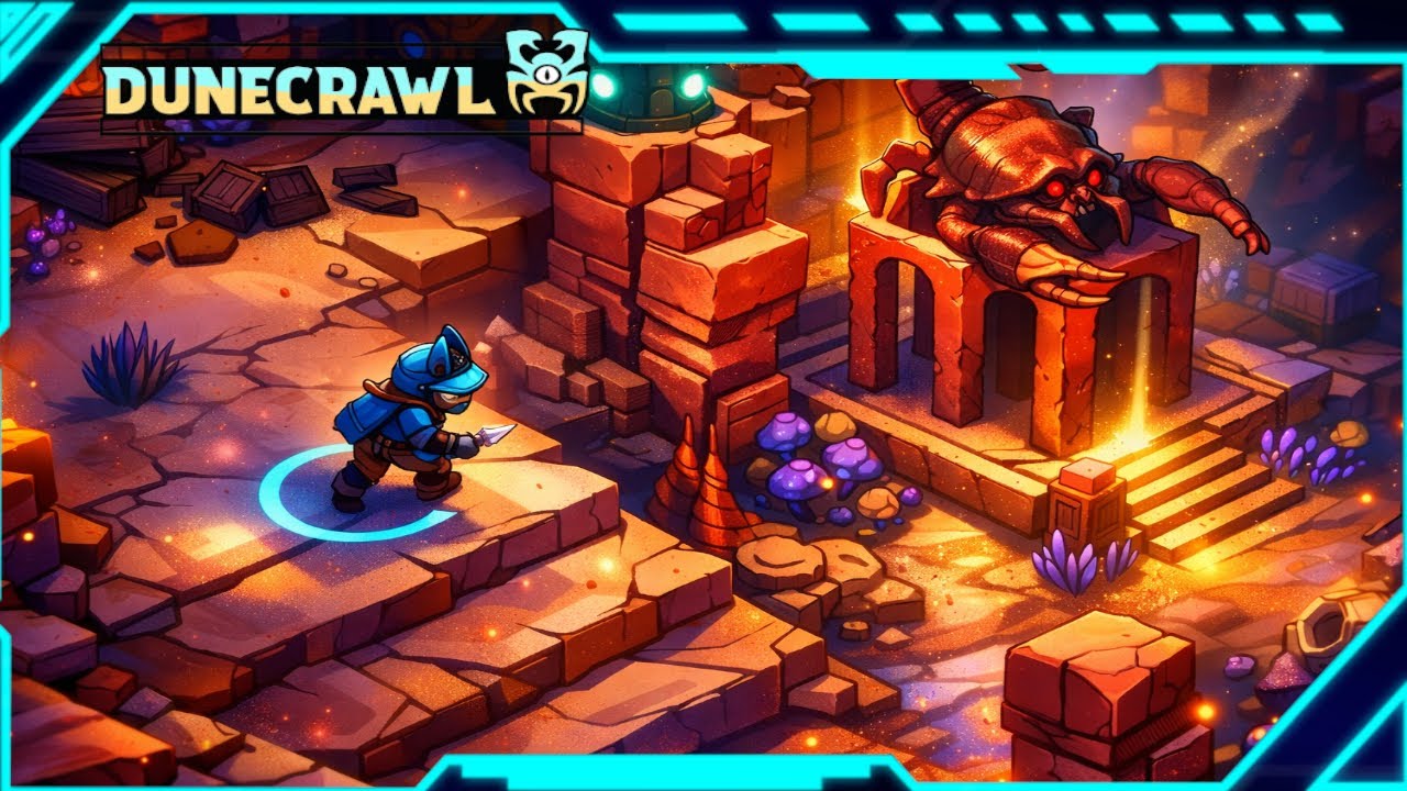 DuneCrawl - Shackle Smash and the Hidden Scorpion Slayer | Let's Play #DuneCrawl Gameplay