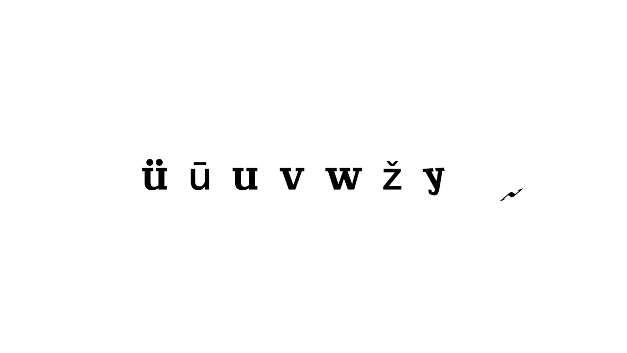 Latin Unifon Alphabet Song