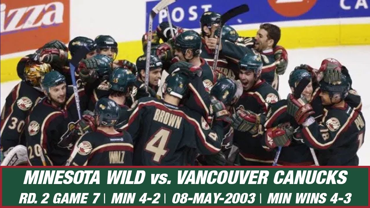 Minnesota Wild at Vancouver Canucks Highlights: Game 7, 2003 Western Semifinal
