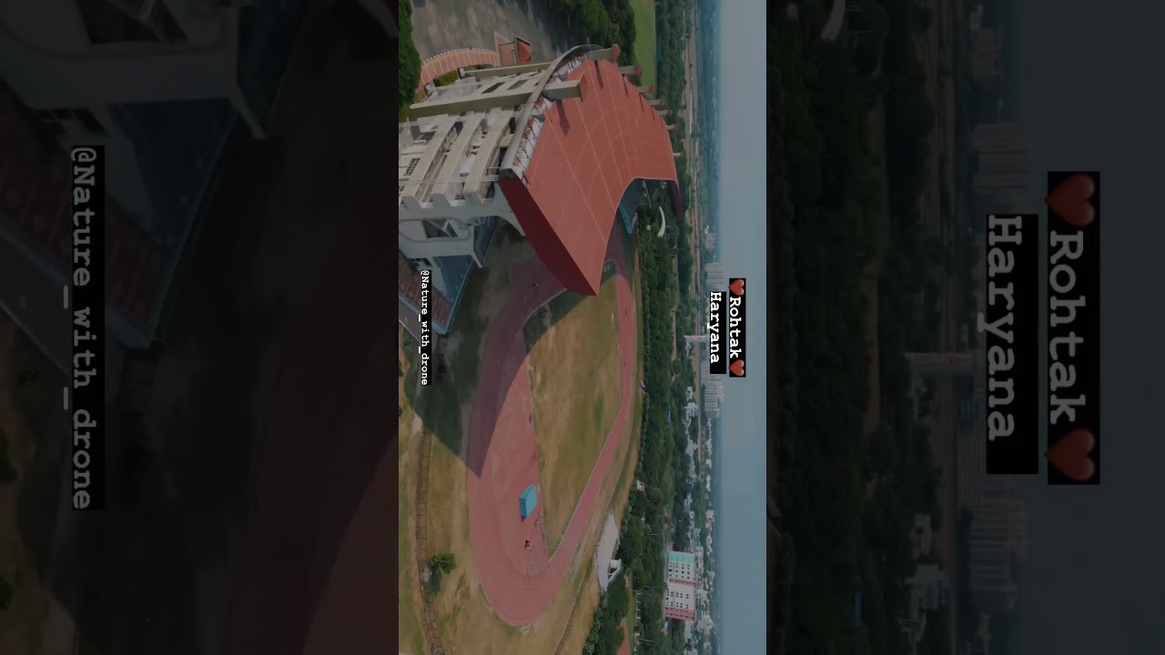 Rajiv Gandhi stadium Rohtak Haryana #haryana #rohtak #dronevideo