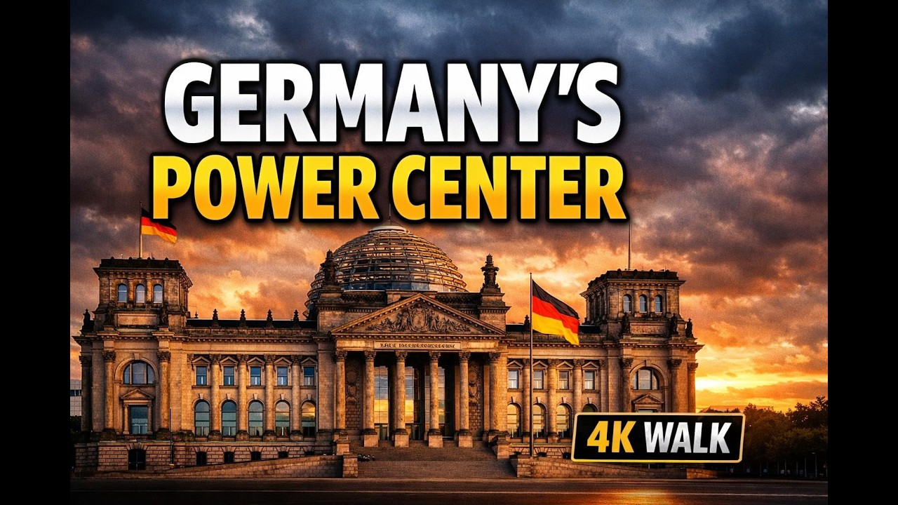 Inside Germany’s Government District – No Talking, Just Reality | Berlin 4K. Berlin Without Filters