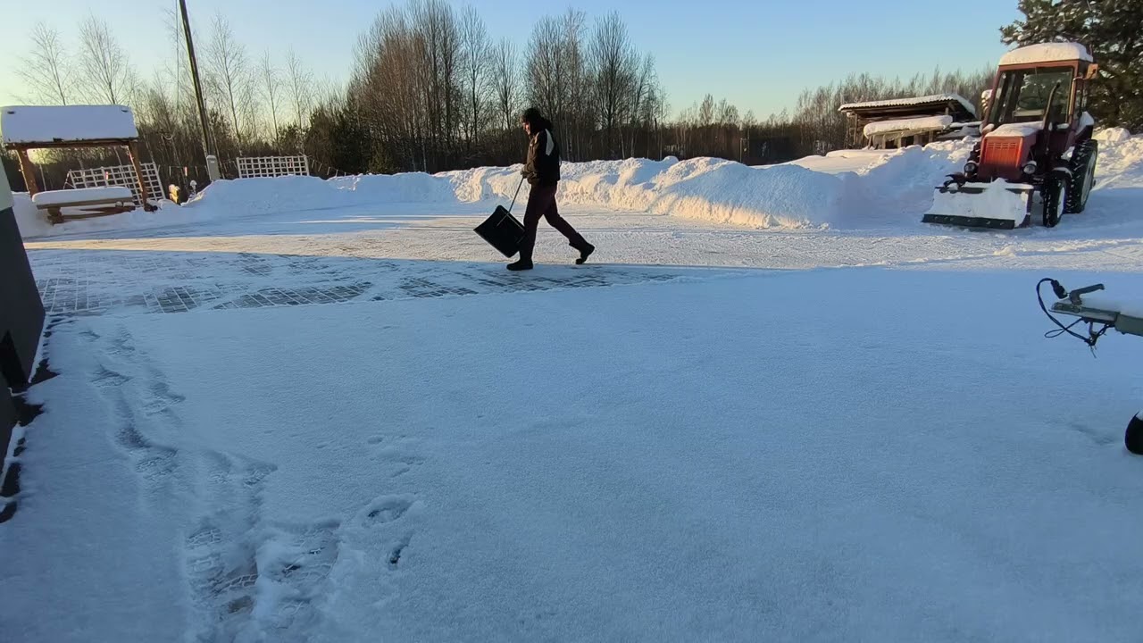 ASMR Snow Cleaning + Snow Sparkles like Diamonds 