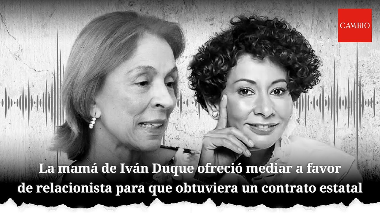 La mamá de Iván Duque ofreció mediar a favor de relacionista para que obtuviera un contrato estatal