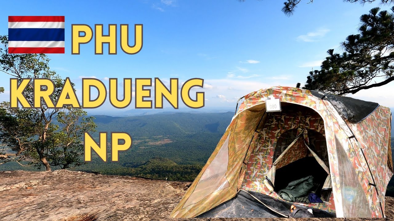Solo camping in Thailand's AWESOME National Park home to elephants, monkey's and deer.
