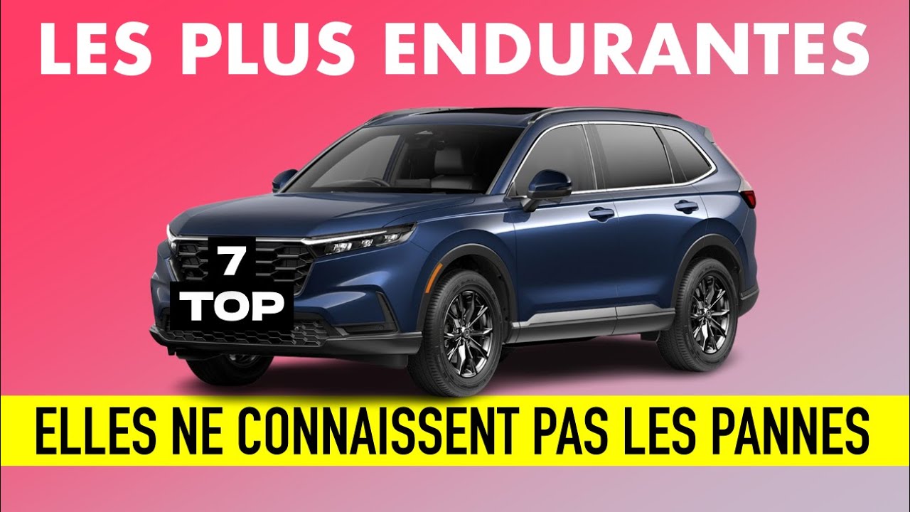 7 VOITURES Qui Ne Tombent Jamais En Panne ! RECHERCHES PLURIANNUELLES !
