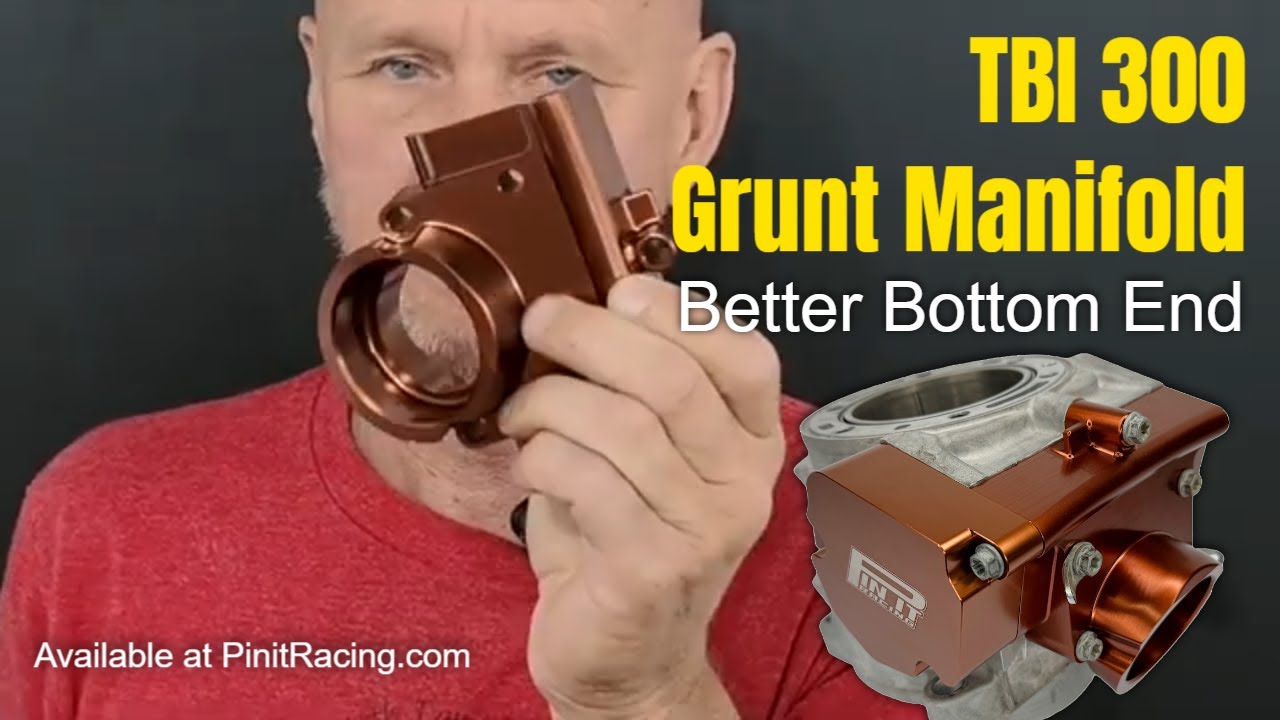 KTM 300 TBI Grunt Exhaust Manifold: For Big Bottom End Power |  Fits 23-25 300 TBI